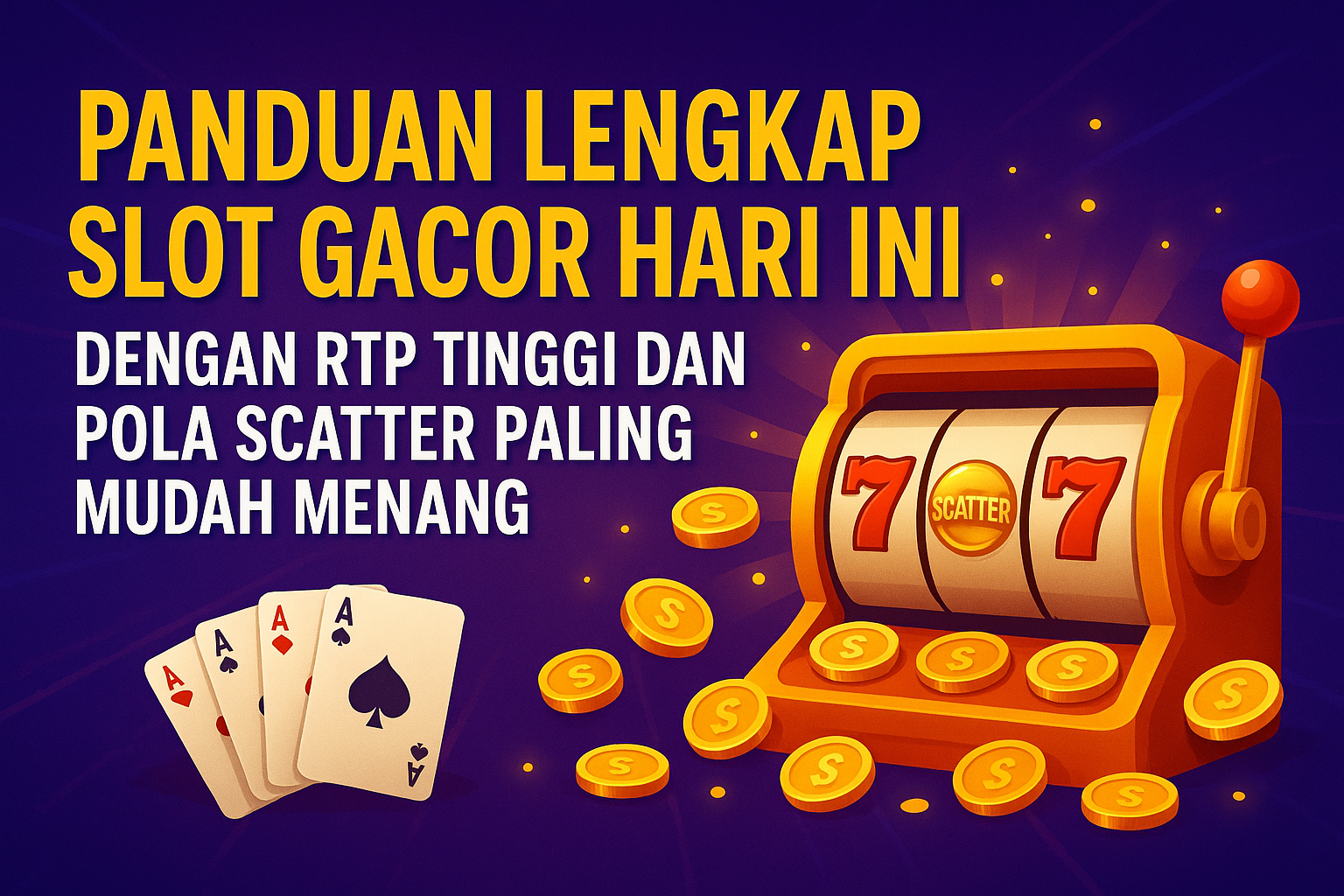 Panduan Lengkap Slot Gacor Hari Ini dengan RTP Tinggi dan Pola Scatter Paling Mudah Menang